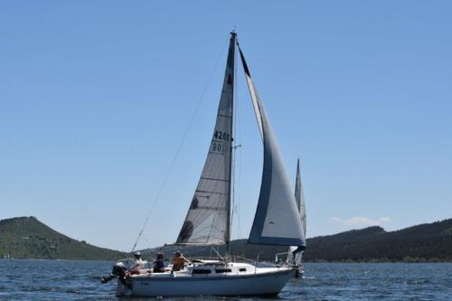 JOHN CLARKSON BOAT UNDER SAIL